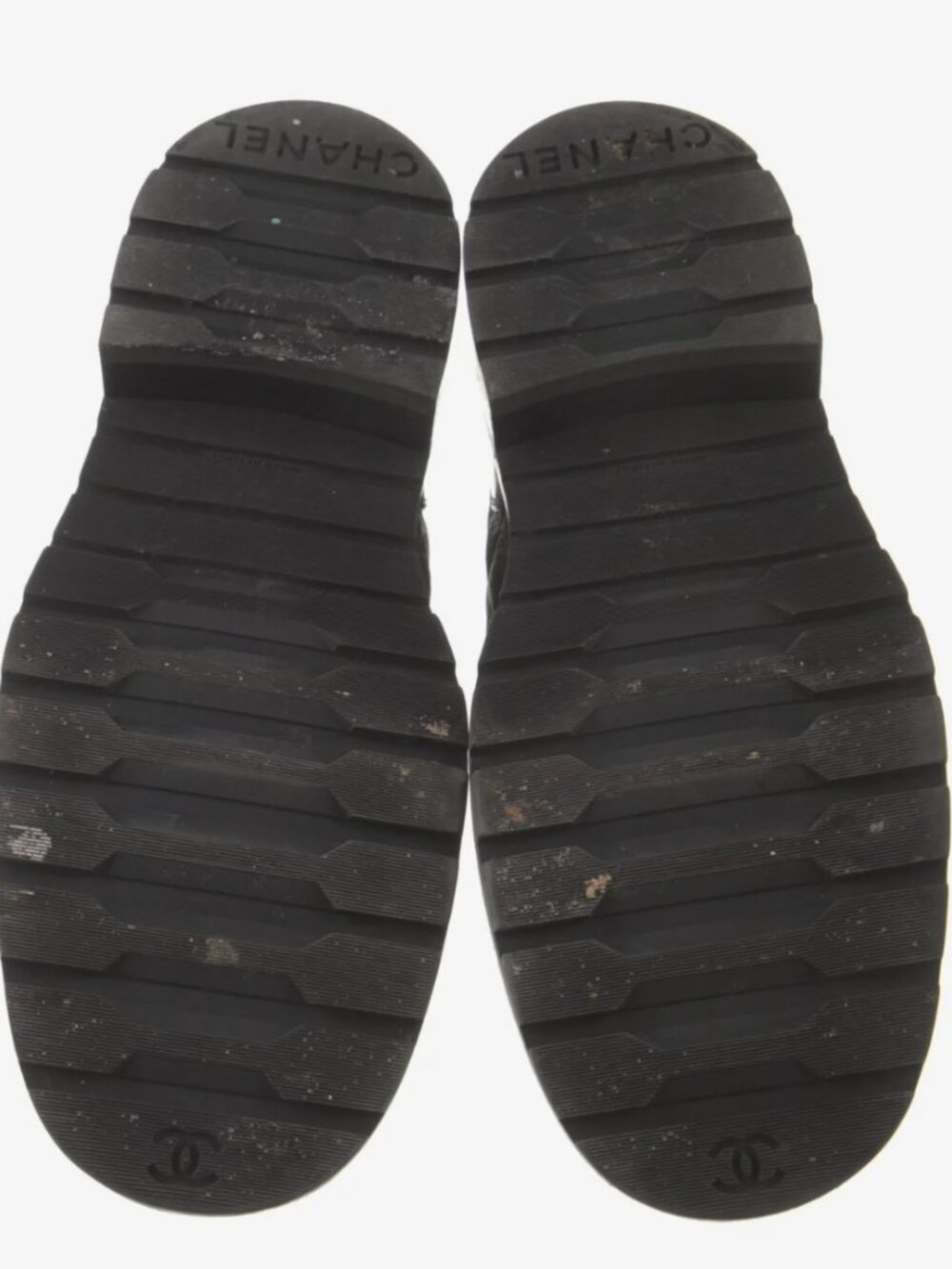 Chanel Leather Ankle Combat Boots: Size 9 - Picture 5 of 5